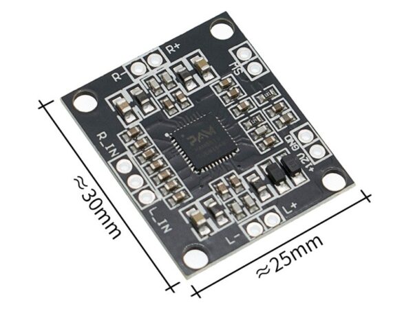 PAM8610 digital power amplifier board 2 x15w dual channel stereo mini class D power amplifier board