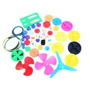 55 DIY Assorted Plastic Gears 