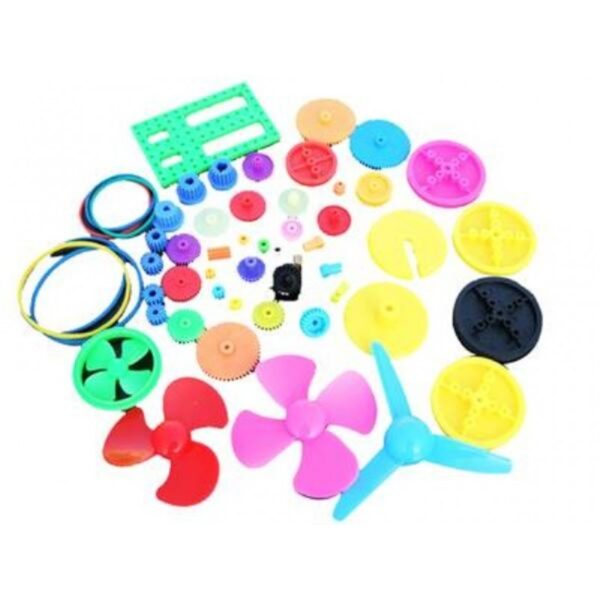 55 DIY Assorted Plastic Gears 