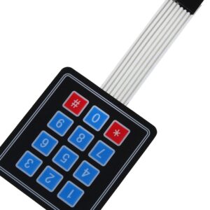 4x3 Matrix Membrane Switch Keypad