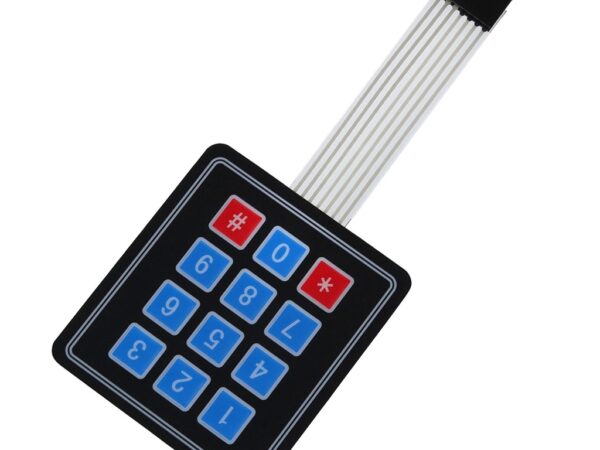 4x3 Matrix Membrane Switch Keypad