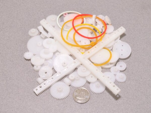 75 Assorted Plastic Gears DIY