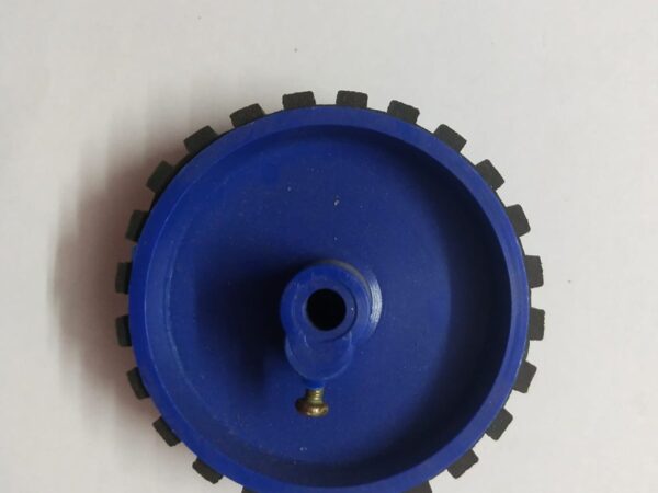 7X2 CM WHEEL 6MM blue