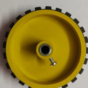 7X2 CM WHEEL 6MM yellow