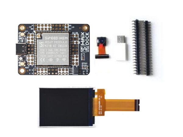 Sipeed M1 Dock Suit (M1 Dock + 2.4 inch LCD + OV2640) K210 Dev. Board 1st RV64 AI Board