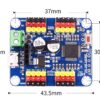 16 way steering gear control board steering gear controller intelligent robot serial port