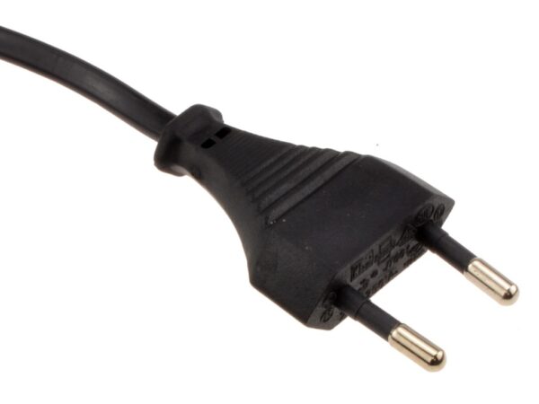 2 Pin Power Cord with Open Ended Cable