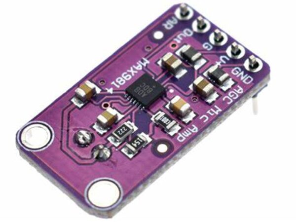 MAX9814 Integrated AGC Audio Sensor