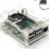 Transparent Acrylic Case for Pi4 with cooling fan