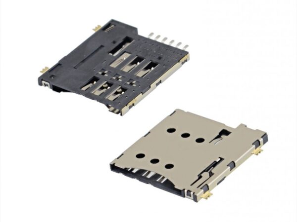 Connector for 6pin Push-Pull Micro SIM card