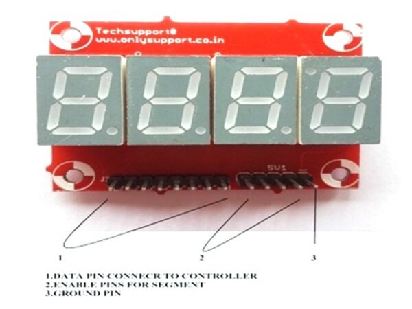 0.56 inch Red 4 Digit 7 Segment LED Display