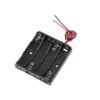 4 x 1.5V AAA battery holder with cover