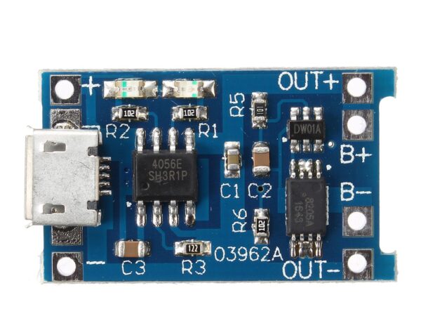 Li Ion Current Protection Module Micro B USB