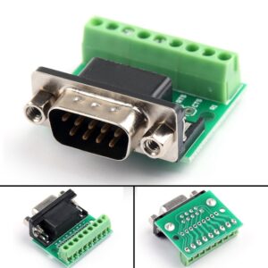 DB9 Male Screw Terminal to RS232 Conversion Board