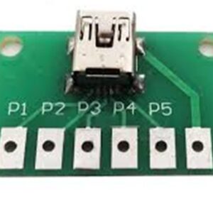 Mini USB Type B BREAKOUT board