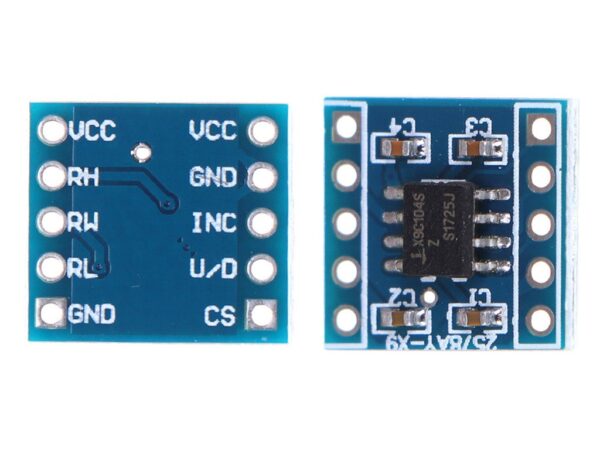 X9C104 digital potentiometer module