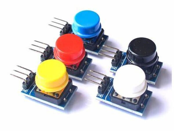 electronic building block button module