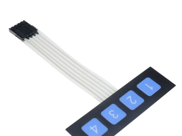 1X4 Key Matrix Membrane Switch Keypad