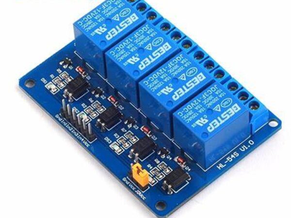 4 Channel 12V Relay Module With Optocoupler